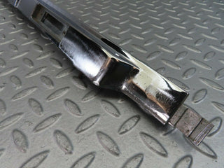 W116 number plate light holder chrome moulding used OEM