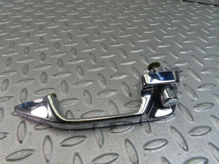 W115 chrome door handle rear right used OEM