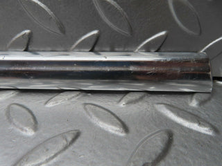 W123 rear left door chrome moulding trim used OEM