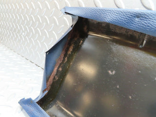W116 b pillar cover left side blue used OEM