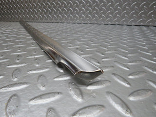 W116 front left door chrome trim used OEM