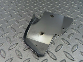 W123 Coupe b pillar chrome cover plate left side used OEM