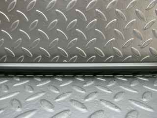 W123 trunk boot lid chrome moulding trim used OEM