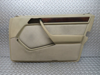 W124 Wagon front right door card beige used OEM