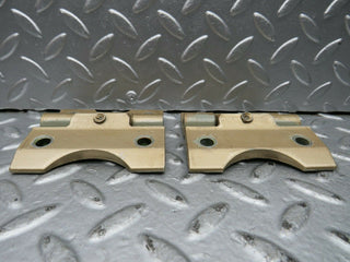 W123 Wagon left door hinges pair used OEM
