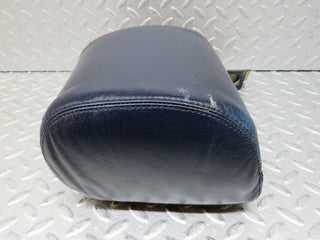 R129 SL front left seat headrest blue leather used OEM
