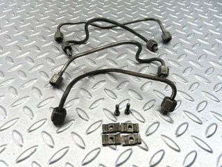 W115 fuel line hose set with bracket used OEM