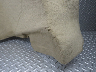 R129 SL rear left wall carpet beige used OEM