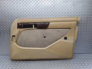 W126 front right door card beige used OEM