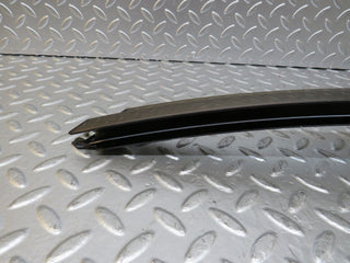 W140 rear left door window exterior trim used OEM