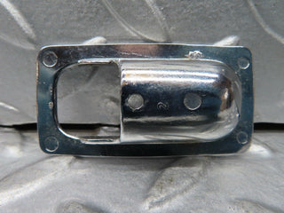 W123 Coupe door lock handle surround chrome used OEM