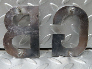 W121 Ponton chrome boot badge used OEM