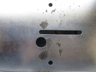 W109 rear number plate holder chrome used OEM