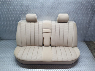 W126 rear seat beige used OEM