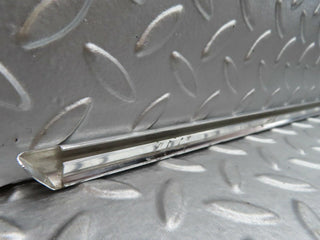 W123 front left door chrome moulding trim used OEM