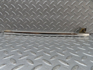 W116 rear left door chrome window channel used OEM