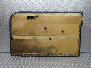 W109 front left door card blue used OEM