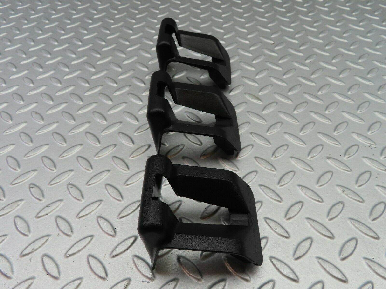 6439 Mercedes-Benz S124 E220 Wagon Rear Seat Hinge Covering Set 1249220130
