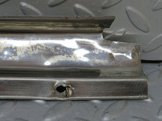 W108 rear left door sill chrome used OEM