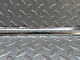 W116 rear right door chrome moulding trim used OEM
