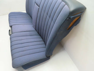 W123 Coupe rear seat blue used OEM