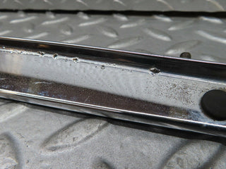 W116 trunk lid chrome moulding trim pair used OEM