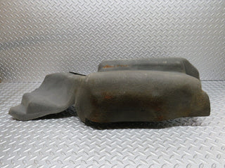 W126 trunk cover panel left side grey used OEM