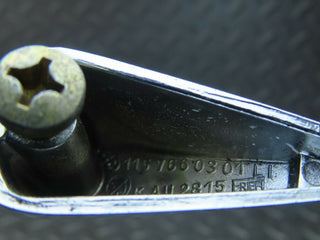 W115 chrome door handle rear left used OEM