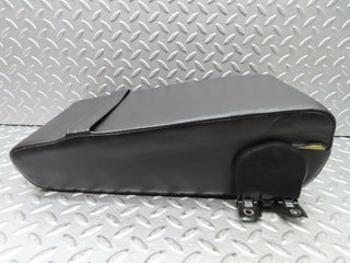 C140 rear folding arm rest black leather used OEM