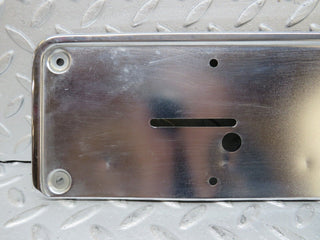 W109 rear number plate holder chrome used OEM