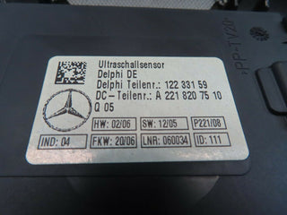 11131 Mercedes-Benz W221 S320 Interior Motion Sensor 2218207510