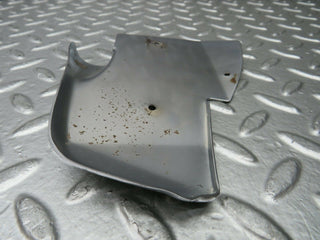 W123 Coupe b pillar chrome cover plate left side used OEM