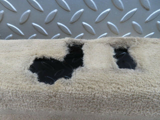 R129 SL rear floor cross member mat carpet cream used OEM