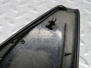 W124 Cabriolet mirror triangle cover left black used OEM