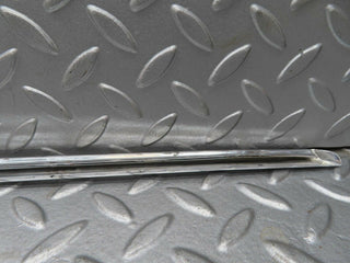 W123 front left door chrome moulding trim used OEM