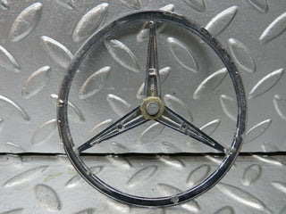 W116 trunk badge emblem used OEM
