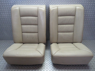 W124 Coupe rear seat leather beige used OEM