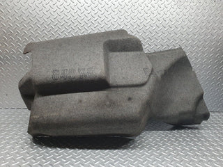 W126 trunk cover panel right side brown used OEM
