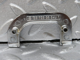 W126 interior chrome door latch right used OEM