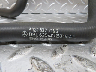 W124 Coupe heater hose pipe pair used OEM