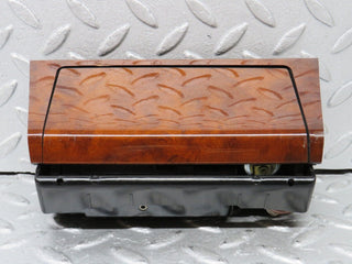W124 Cabriolet centre console ashtray wood finish used OEM