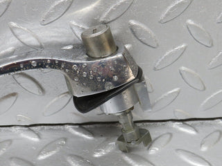 W110 Fintail Heckflosse front left door exterior handle used OEM