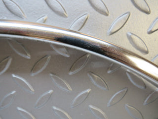 W126 Coupe roof chrome trim right side used OEM