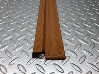 W124 front left door sill trim palomino used OEM