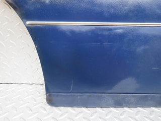 W109 rear left door card blue used OEM