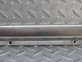 W109 front right door sill chrome used OEM