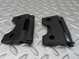 W116 left door hinges pair used OEM