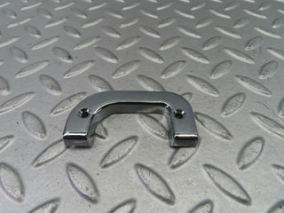 W123 Wagon left chrome door latch trim used OEM