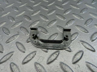 W123 left interior chrome door latch trim used OEM