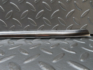 W123 rear left door chrome moulding trim used OEM